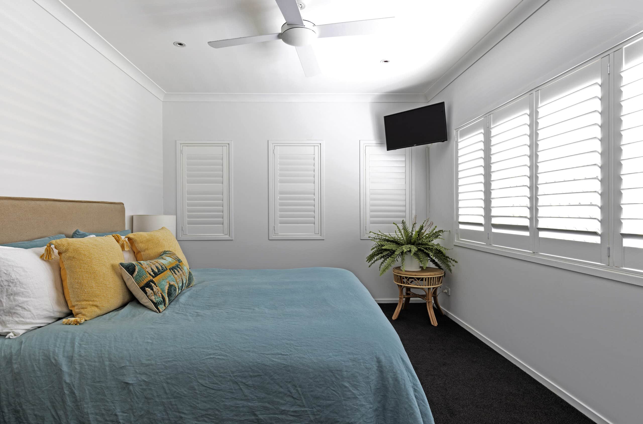 Brightwood White Shutter Bedroom