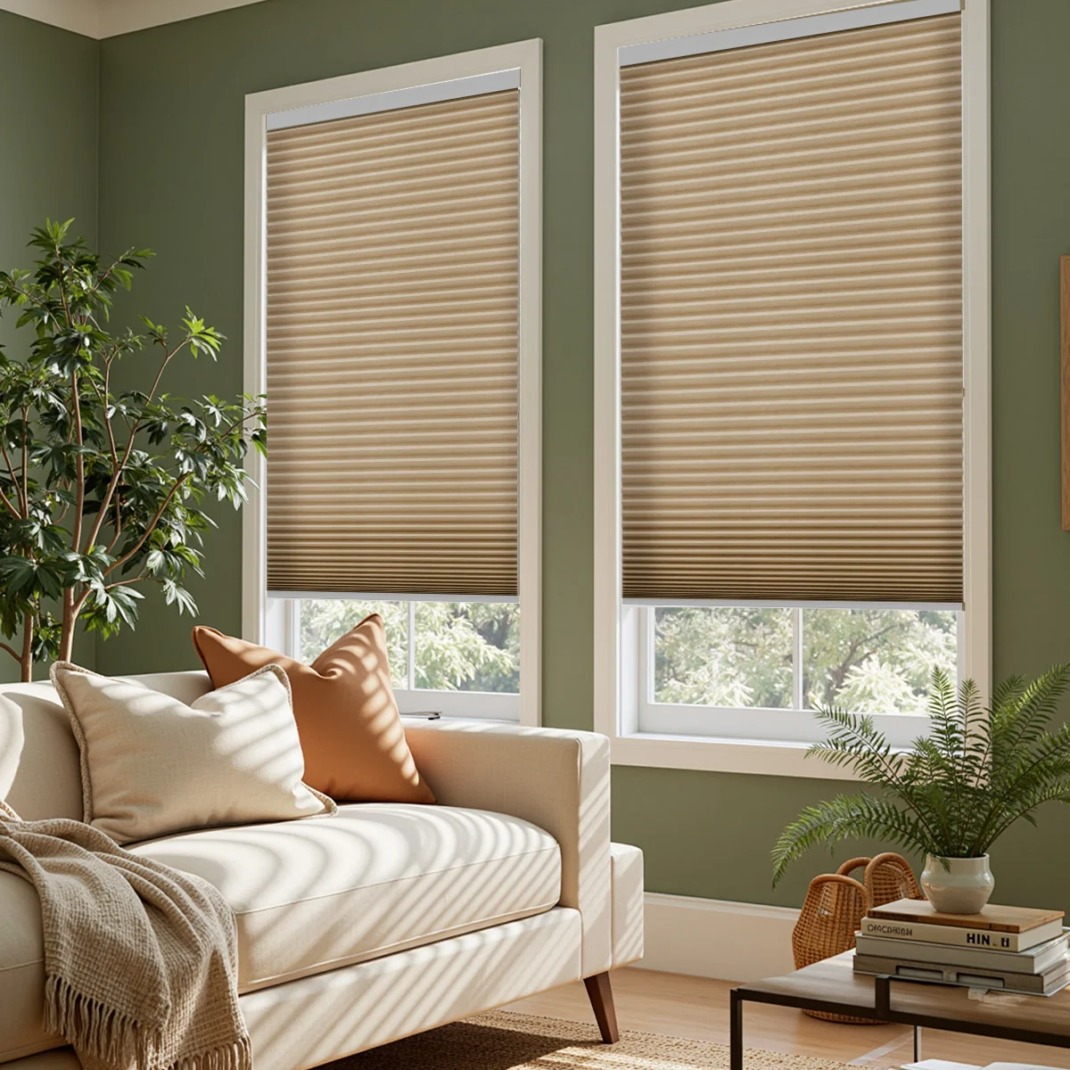Honeycomb Cellular Shades for East Texas Winters